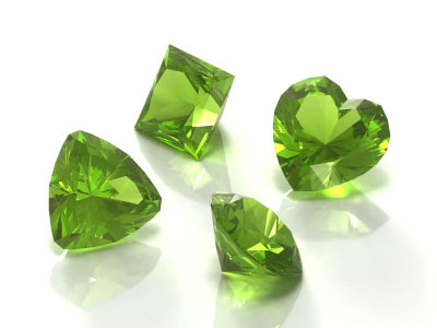 Birthstone for August is Peridot